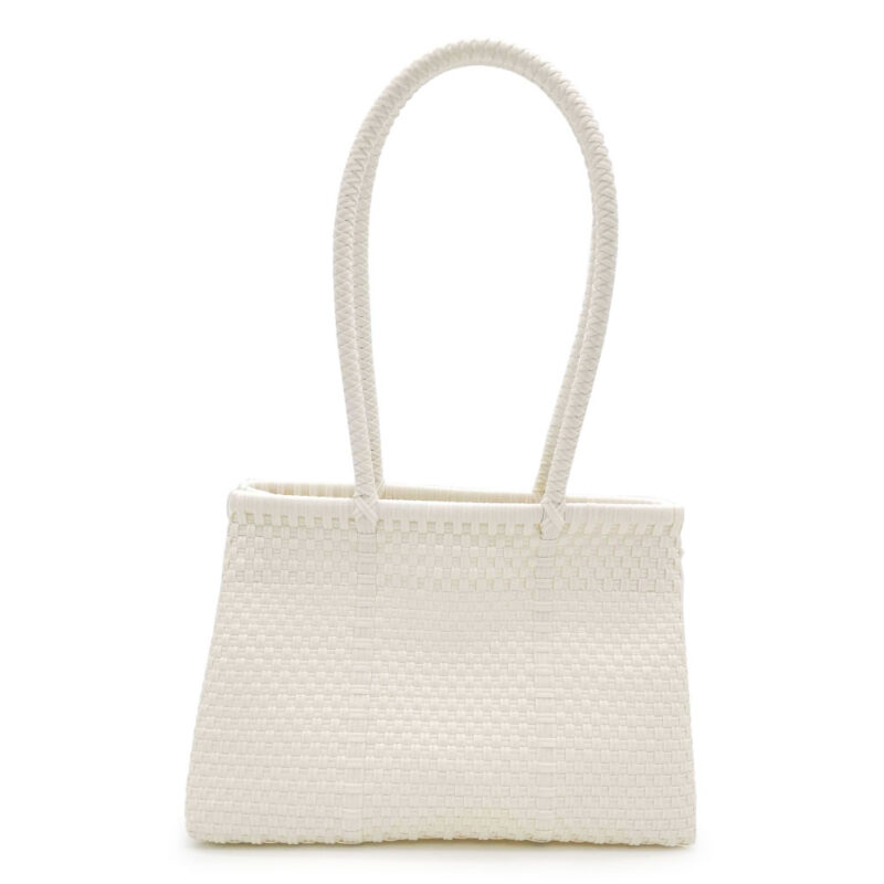 Bolsa artesanal blanca con motivo sublimado - Image 3