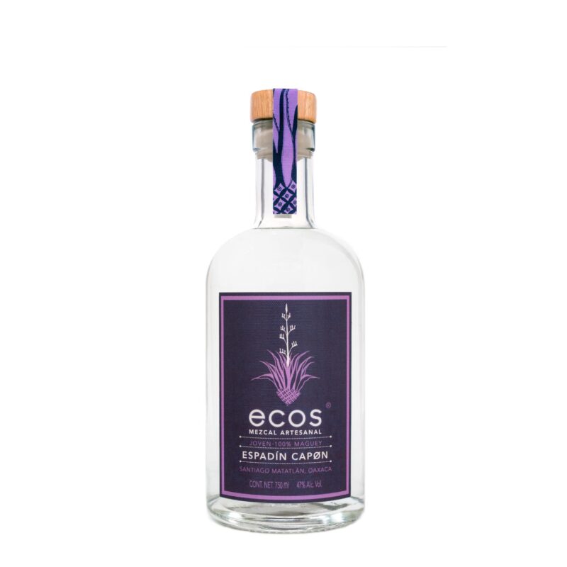 Mezcal Artesanal ecos Espadín Capón 750ml
