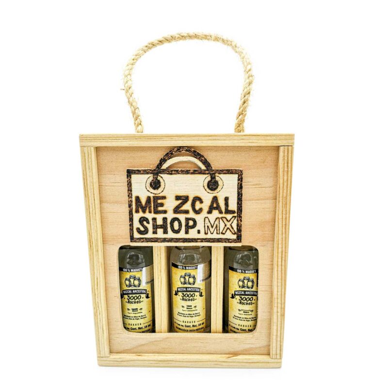 Kit viajero Mezcal ancestral 3000 Noches