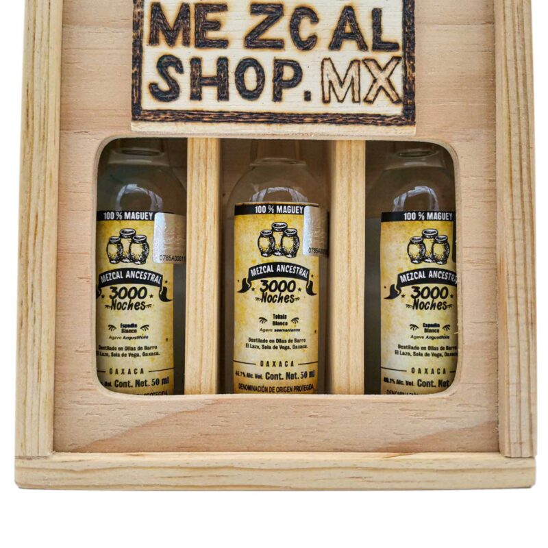 Kit viajero 3000 Noches Ancestral: Espadín, Tobalá y Espadín 50ml - Image 2