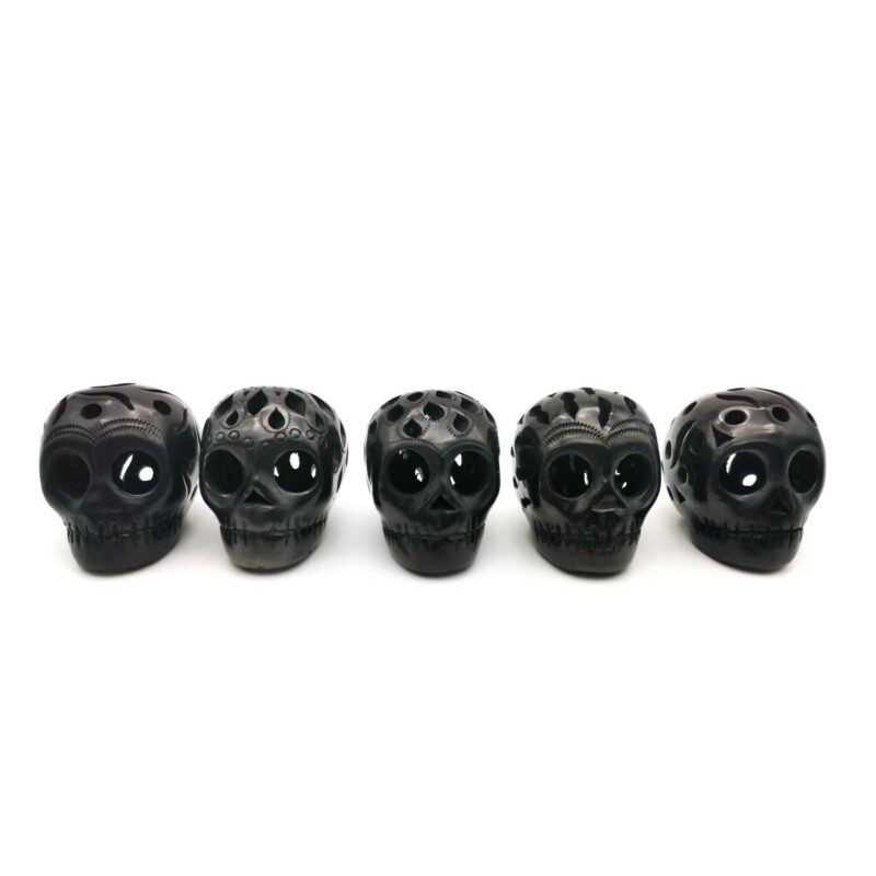 Kit de calaveritas decorativas de Barro Negro - Image 2
