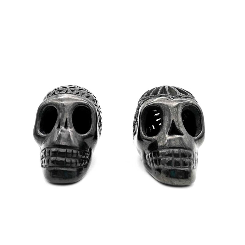 Kit de 2 calaveras chicas de Barro Negro