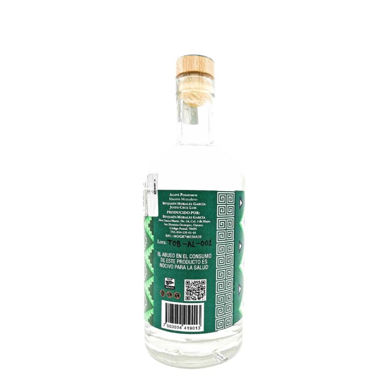 Mezcal Artesanal Alarii Tobalá 750ml - Image 2