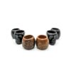 Kit copas mezcaleras de Barro Negro decoradas (pieza única) - Image 3