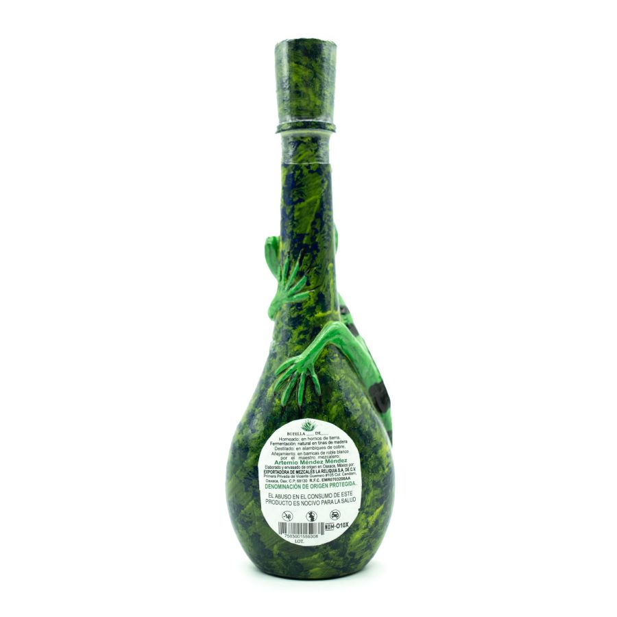 botella verde arte mio