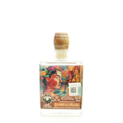 Mezcal artesanal María Machetes destilado con Chocolate 45° 375ml