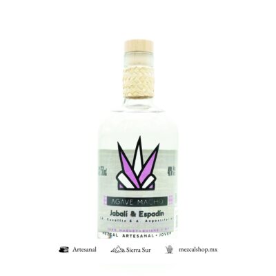 Mezcal artesanal Agave Macho ensamble Jabalí y Espadín 40° 750ml