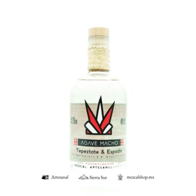 Mezcal artesanal Agave Macho ensamble Tepeztate y Espadín 40° 750ml