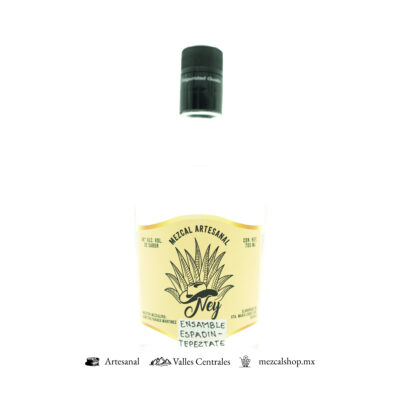 Mezcal artesanal Ney ensamble Espadín y Tepeztate 48° 750ml