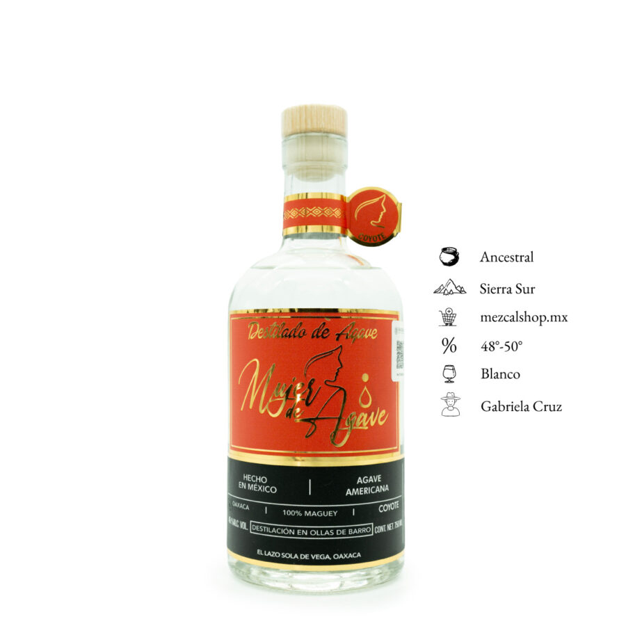 Botella mujer de agave coyote