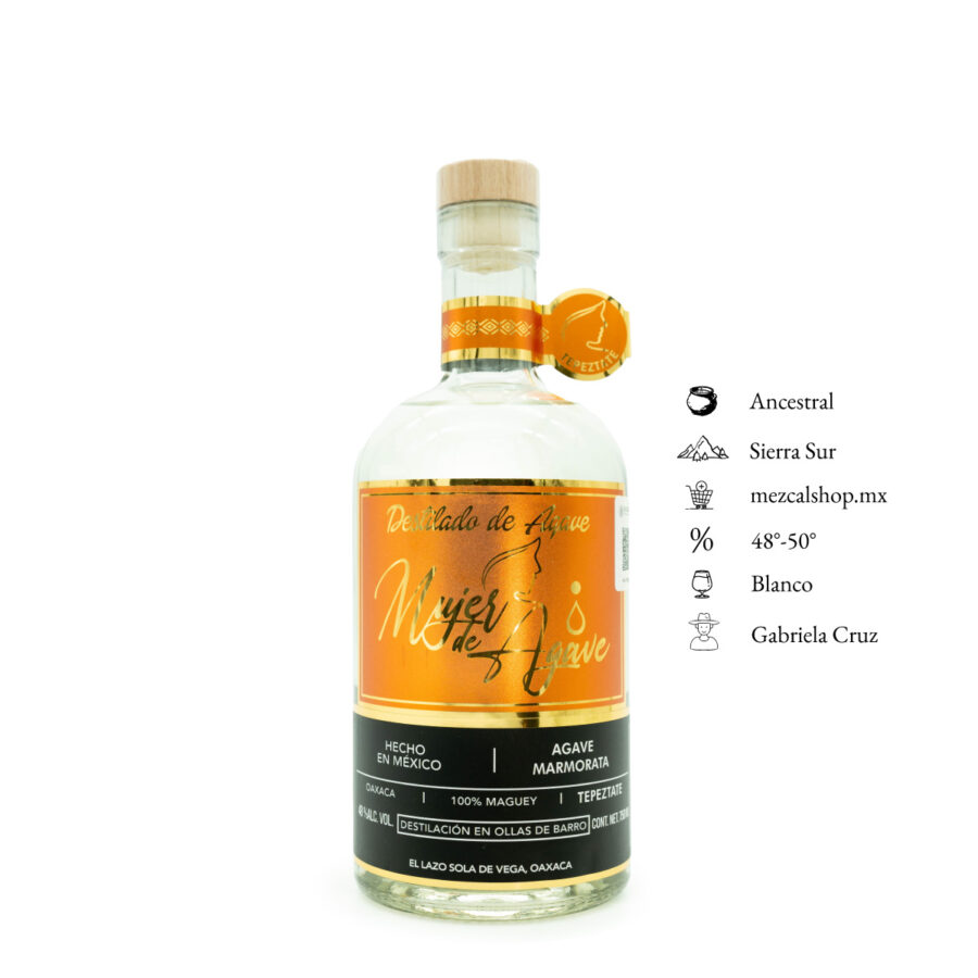 Mezcal Ancestral Mujer de Agave Tepeztate 750ml
