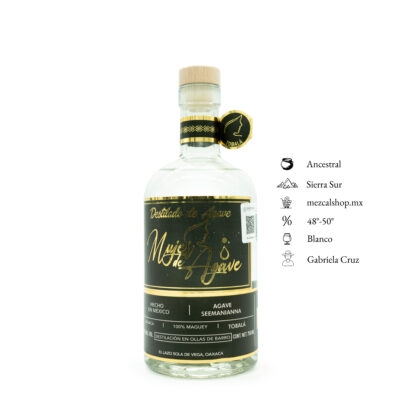 Mezcal Ancestral Mujer de Agave Tobalá 750ml